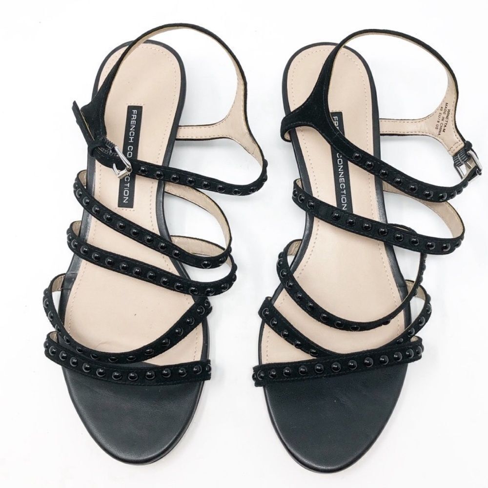 New French Connection Sandals Leather Suede